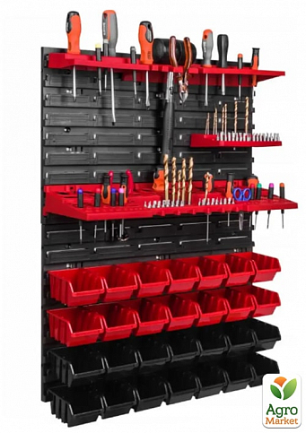 Панель для інструментів Kistenberg 58*78 см +28 контейнерів №121