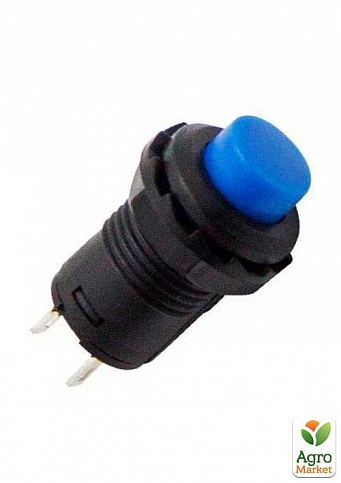Кнопка Lemanso LSW33 круглая синяя с фикс. ON-OFF / DS-228 1A 250VAC кратно 25 штук (12063)