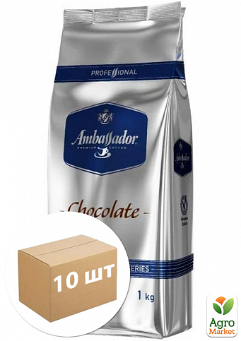 Гарячий шоколад (для вендінгу) ТМ «Амбасадор» 1кг упаковка 10шт