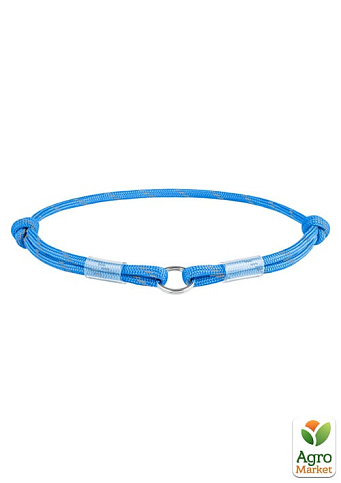 Шнурок для адресника з паракорду WAUDOG Smart ID, світловідбивний, розмір М, діаметр 4 мм, довжина 42-76 см синій (603912) - фото 2