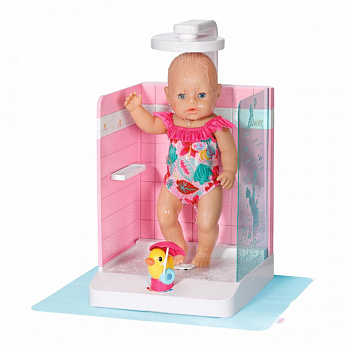 Автоматична душова кабінка для ляльки BABY BORN - КУПАЄМОСЯ З КАЧЕЧКОЮ - фото 7