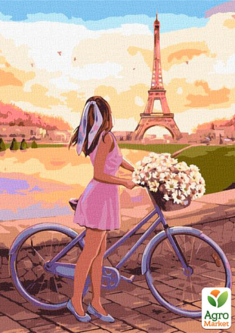 Картина по номерам - Романтика в Париже Идейка KHO2607