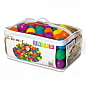 Набор мячей  для сухого бассейна, 1упк-100шт, D=8см, 6 цветов, в сумке (49600) купить