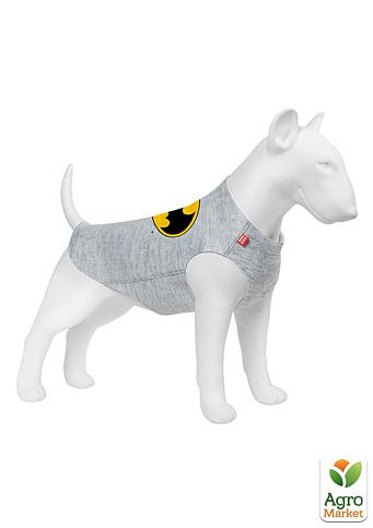 Майка для собак WAUDOG Clothes рисунок "Бэтмен лого", M40, B 62-68 см, С 35-40 см (297-2001)