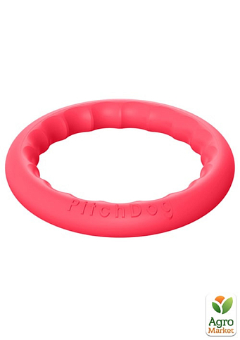 Кільце для апортировки PitchDog17, діаметр 17 см рожевий - фото 2
