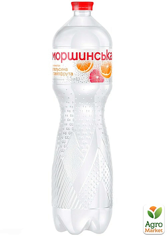 Напій Моршинська з ароматом апельсина і грейпфрута 1,5л (упаковка 6 шт) - фото 4