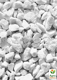 Декоративне каміння Крихітка біла (дрібна) фракція 5-10 мм 1 кг1