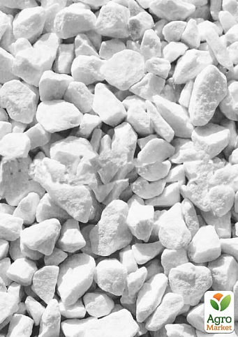 Декоративне каміння Крихітка біла (дрібна) фракція 5-10 мм 1 кг