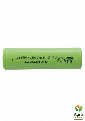 Акумуляторная Батарейка Li-Ion "B PLUS" 18650 1500 mAh 3.7 V (66мм x 18 мм)
