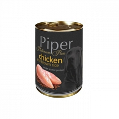Dolina Noteci Piper Platinum Pure Вологий корм для собак з куркою і коричневим рисом 400 г (3032820)2