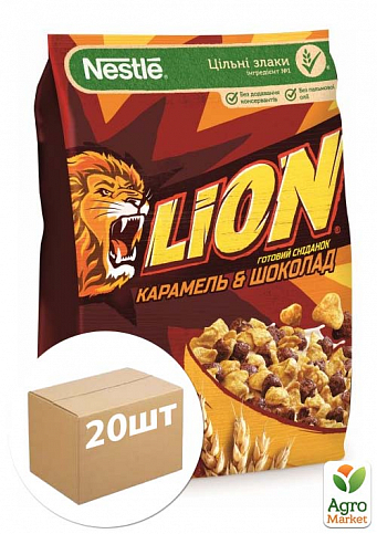 Сухой завтрак Lion ТМ "Nestle" 250г упаковка 20 шт