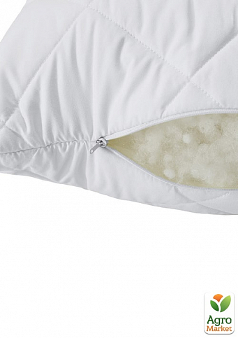Подушка Comfort Standart+ с молнией ТМ IDEIA 70*70 см белый 8-11890*001 - фото 4
