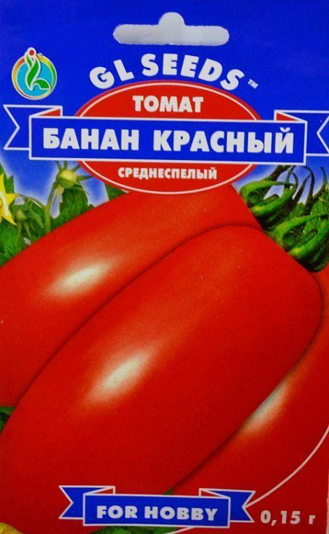 Томат "Банан красный" ТМ "GL SEEDS" 0.15г