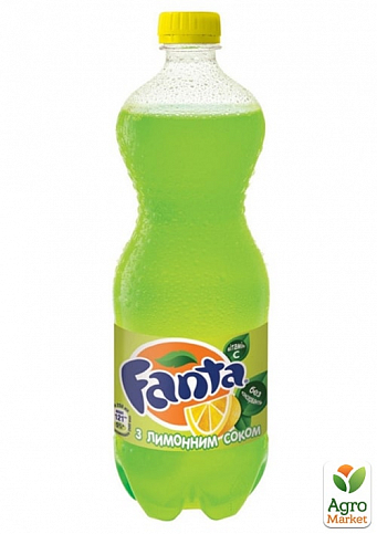 Газований напій (ПЕТ) ТМ "Fanta" Лимон 1л