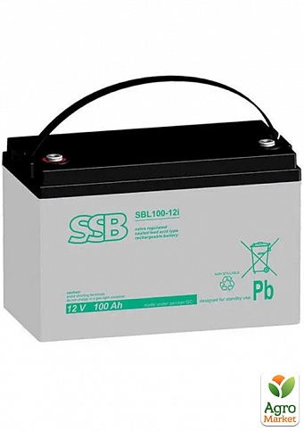 Акумулятор для ДБЖ SSB SBL 100-12 i AGM 100 Аh /12 B