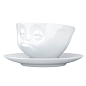 Чашка с блюдцем для кофе Tassen "Тормоз" (200 мл), фарфор (TASS14501/TA)