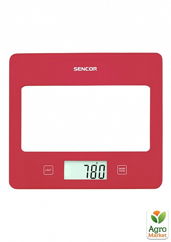 Весы кухонные Sencor SKS 5034RD (6806872) - фото 2
