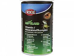 Trixie Витаминно-минеральная добавка для плотоядных рептилий с кальцием  50 г (7628070)1