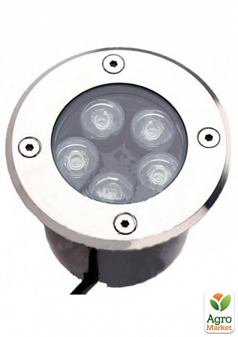 Светильник LED грунтовый Lemanso 5LED 5W 250LM 6500K / LM987 (33224)