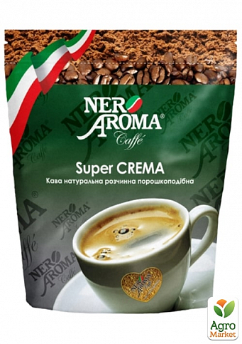 Кофе растворимый (Super Crema) маленькая пачка ТМ "Nero Aroma" 38г упаковка 18шт - фото 2