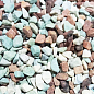 Декоративне каміння Крихта мікс (білий-рожевий-сірий) фракція 5-20 мм1 кг