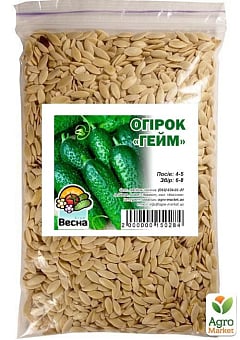 Огірок "Гейм" ТМ "Весна" 100г18