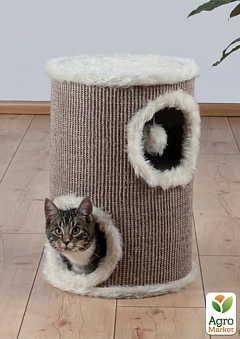Домик-башня для кошки Edorado, маленький (33х50см, коричневый/кремовый) "TRIXIE" TX-43311