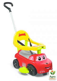 Машина для катания "Рыжий котик 3 в 1" с бампером, ручкой, подножкой, звуковыми эффектами, 54x40,5x47 см, 6мес Smoby Toys2