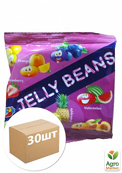 Желейні цукерки "Jelly Beans" зі смаків фруктів 20г уп. 30 шт. 7001371
