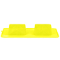 Миска складная WAUDOG Silicone,385х230х50 мм желтый (50808) купить