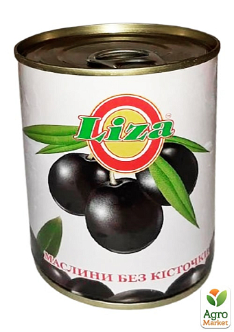 Маслины черные (без косточки) ТМ "Liza" 280г упаковка 12 шт - фото 2