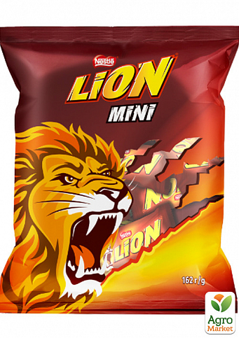 Цукерки Lion ТМ "Nestle" (Стандартний пакет) 162г упаковка 8 шт - фото 2