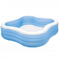 Дитячий надувний басейн "Сімейний" синій 229х229х56 см ТМ "Intex" (57495)