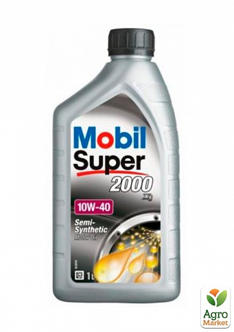 Олія моторна MOBIL Super 2000 10W-40 (ACEA A3/B3, VW 501.01/505.00, MB 229.1) 1л MOBIL 12-1