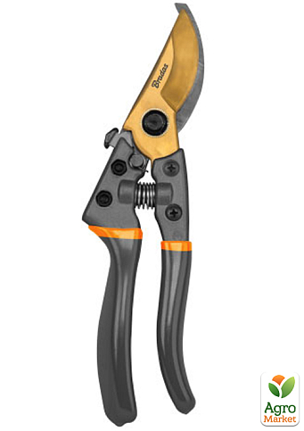 Секатор для обрезки веток, сталь SK5, gold, V-SERIES, Bradas KT-V1021