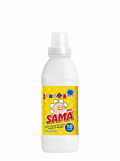 Засіб для прання "SAMA" "Baby" для дитячої білизни та одягу 500 г1
