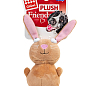 Іграшка для собак Кролик з пищалкою GiGwi Plush, плюш, 16 см (75053) купить