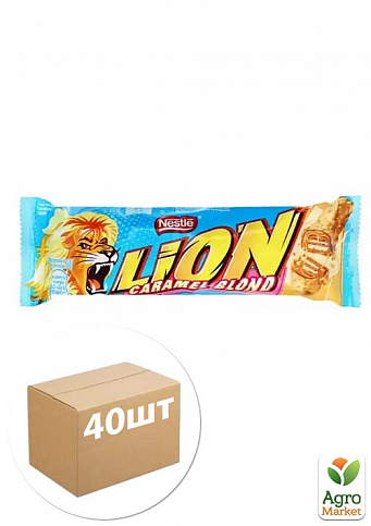 Батончик шоколадный Lion (Блонд) ТМ "Nestle" 40г упаковка 40 шт