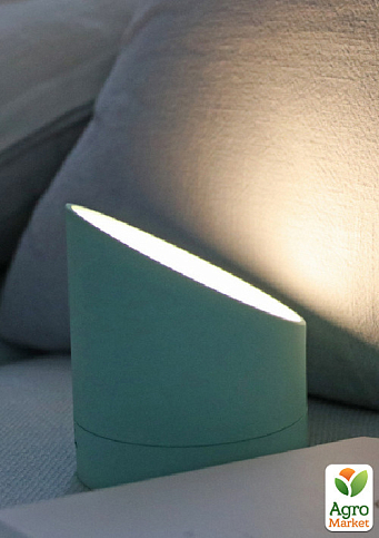 Будильник-лампа "THE EDGE LIGHT" з регулюванням яскравості, зелений (G001GN) - фото 3