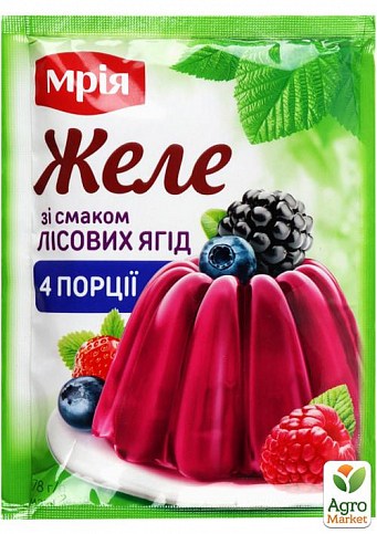 Желе (лесные ягоды) ТМ "Мрия" 78г упаковка 56шт - фото 2