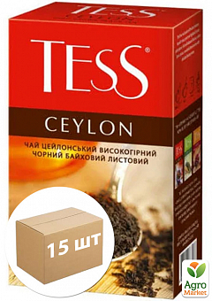 Чай чорний ТМ "ТЕСС" Ceylon 90 г упаковка 15 шт2