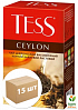Чай чорний ТМ "ТЕСС" Ceylon 90 г упаковка 15 шт