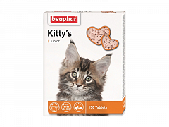 Beaphar Kitty's Junior Вітамінізовані ласощі для кішок, 150 табл. 80 г (1250810)2