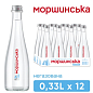 Минеральная вода Моршинская Премиум негазированная стеклянная бутылка 0,33л (упаковка 12шт)