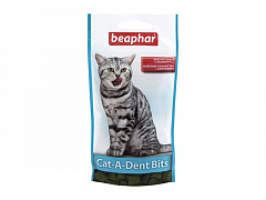 Лакомства Беафар Кэт Э Дент Битс подушечки для чистки зубов для кошек 75 шт.   35 г (1140610)1