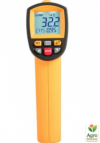 Безконтактний інфрачервоний термометр (пірометр) -30-1350°C, 50:1, EMS=0,1-1 BENETECH GM1350 - фото 3