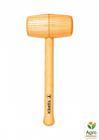 Киянка дерев'яна, 70 мм, дерев'яна рукоятка ТМ TOPEX Арт.02A057
