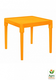 Стол детский квадратный светло-оранжевый (2112)1