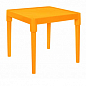Стол детский квадратный светло-оранжевый (2112)