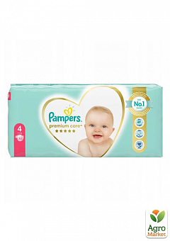 PAMPERS Детские подгузники Premium Care Размер 4 Maxi (9-14 кг) Мега Упаковка 104 шт2